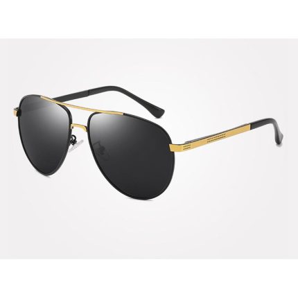 Men Polarized Sunglasses Women Photochromic Spectacles Driver Anti Glare Double Beam Eyeglasses Hollow Out Holes